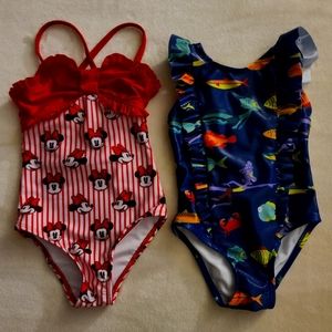 2 Disney 3T Swimsuits